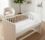 Sabanas Unicolor Para Cuna Corral De Bebe - Imagen 4