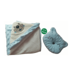 Cobija Térmica Para Bebé Cobertor Manta Ovejero Mas Almohada