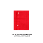 Camisas Bayetilla Roja Para Bebé X 3 - Imagen 2