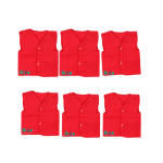 Camisas Rojas Bebé X 6 En Bayetilla Con Sabiduría De Abuela