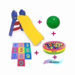 Deslizadero O Rodadero Infantil + Piscina De Pelotas + Tapete