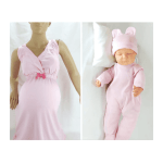 Pijama Materna y  Lactancia En Algodon