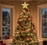 Estrella Led Premium Para Punta De Árbol, patrones gota de Agua - Imagen 7