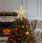 Estrella Led Premium Para Punta De Árbol, patrones gota de Agua - Imagen 6