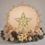 Estrella Led Premium Para Punta De Árbol, patrones gota de Agua - Imagen 3
