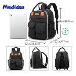 Pañalera Supreme + Cambiador Y Bolsa Para Teteros - Imagen 6