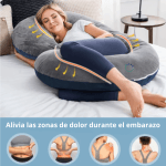 Almohada Para Embarazo Tipo C: Sueño y Alivio Total - Imagen 6