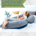Almohada Para Embarazo Tipo C: Sueño y Alivio Total - Imagen 8