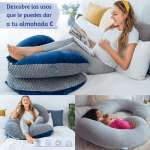 Almohada Para Embarazo Tipo C: Sueño y Alivio Total - Imagen 7