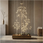 Árbol Luminoso Escultórico de Ramas con Luces LED Blanco Cálido - Estilo Nórdico y Japandi - Imagen 3