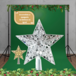 Estrella Led Premium Para Punta De Árbol, patrones gota de Agua - Imagen 2